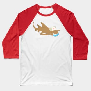 Nurse Shark, Mask Up Baseball T-Shirt